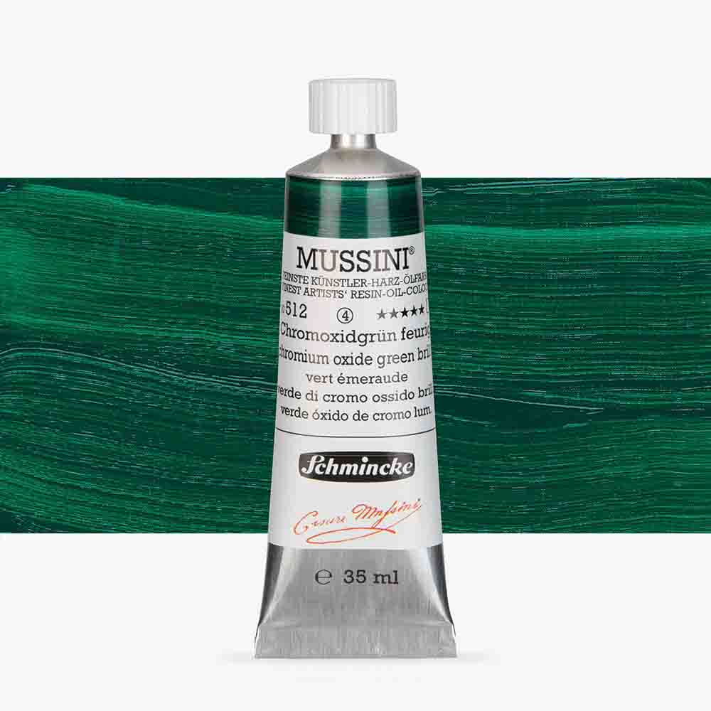 SCHMINCKE  MUSSINI 35ML OIL COLOUR  chromium oxide green brilliant