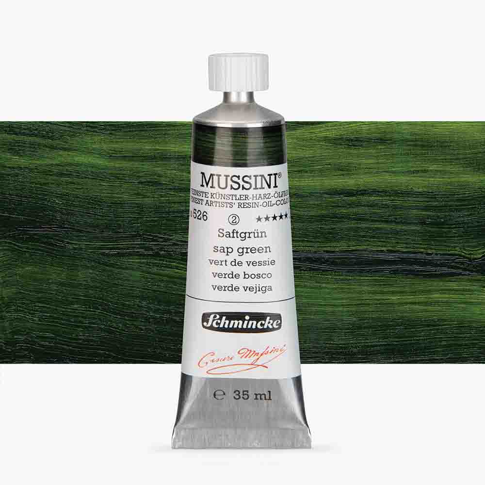 SCHMINCKE  MUSSINI 35ML OIL COLOUR  sap green