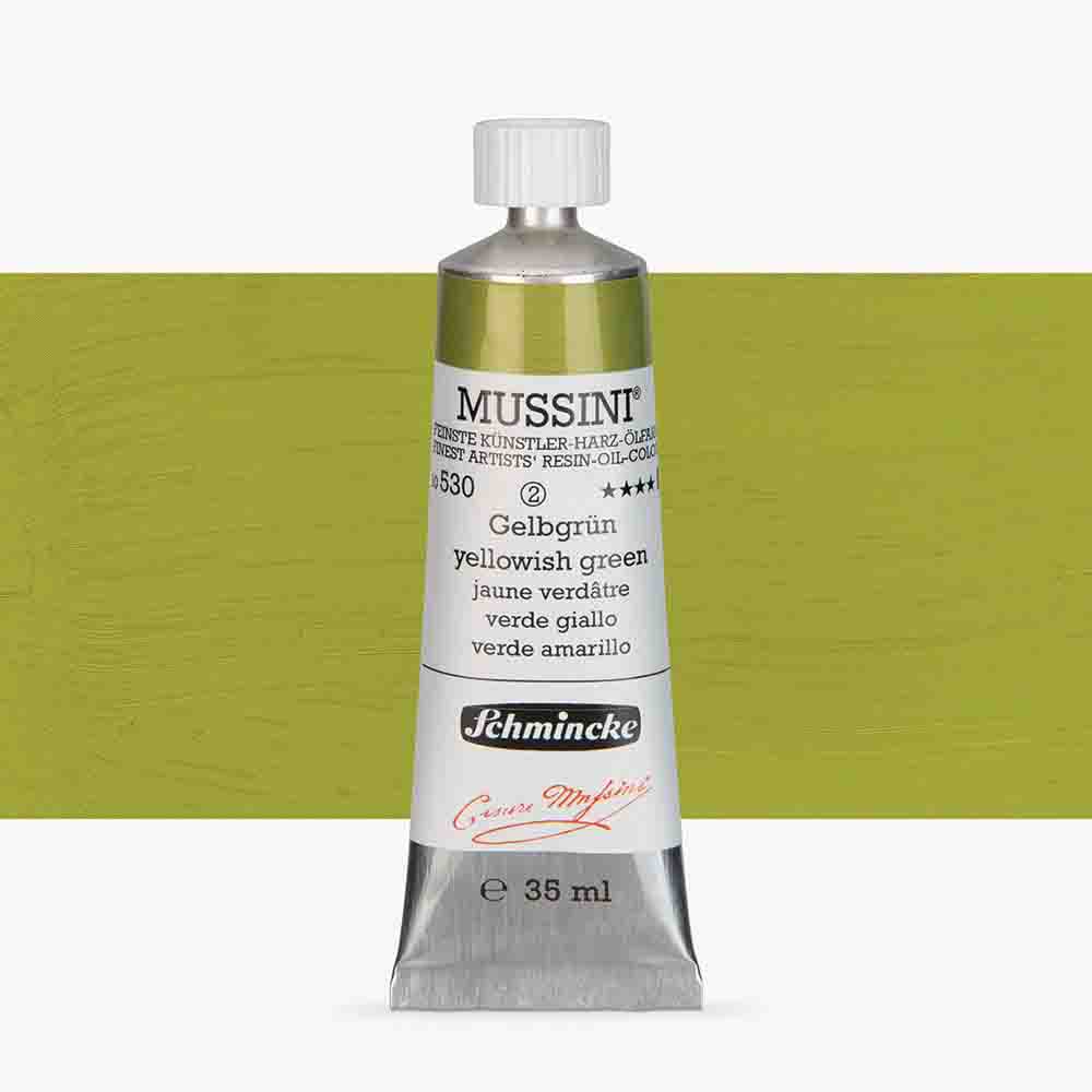 SCHMINCKE  MUSSINI 35ML OIL COLOUR  yellowish green