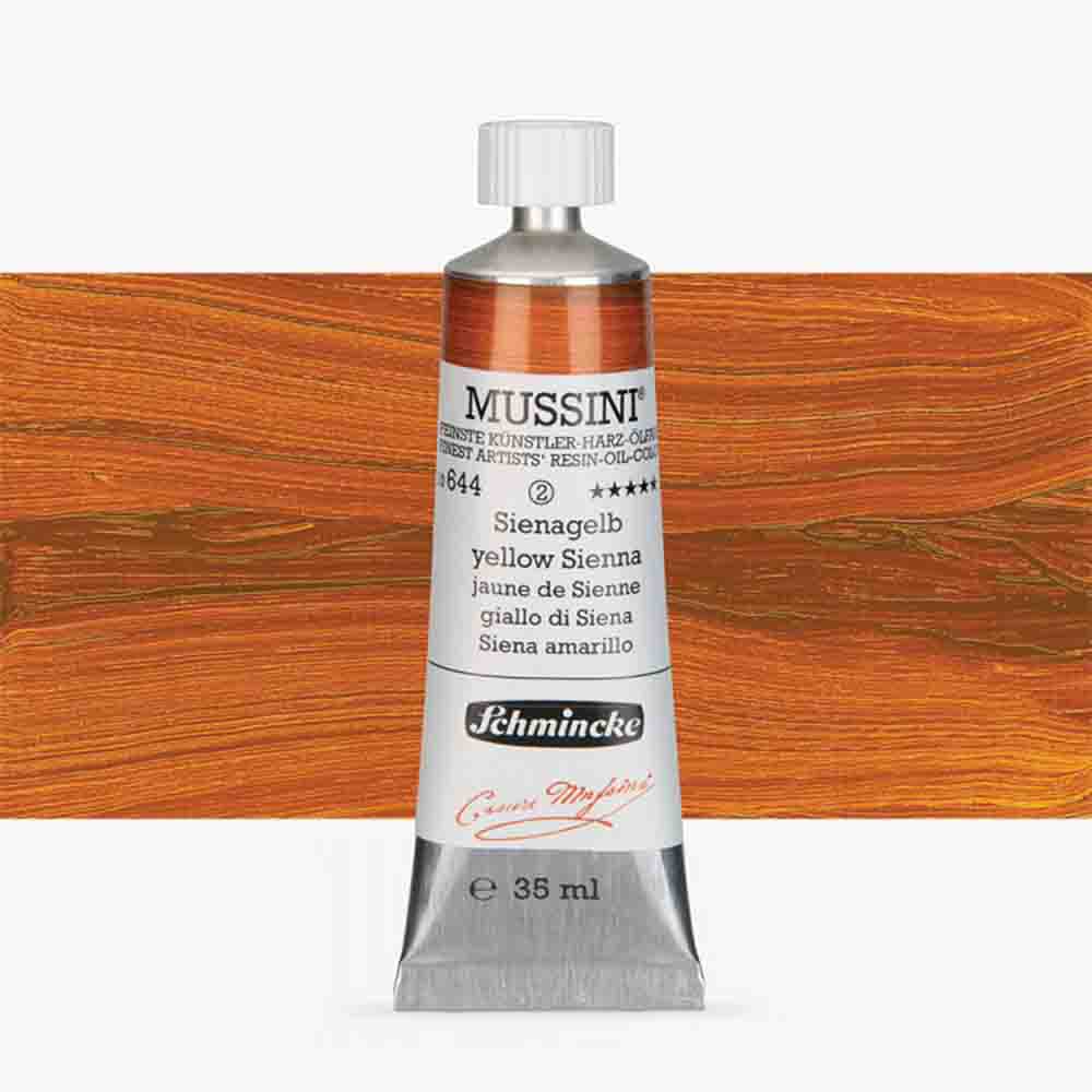 SCHMINCKE  MUSSINI 35ML OIL COLOUR  yellow sienna