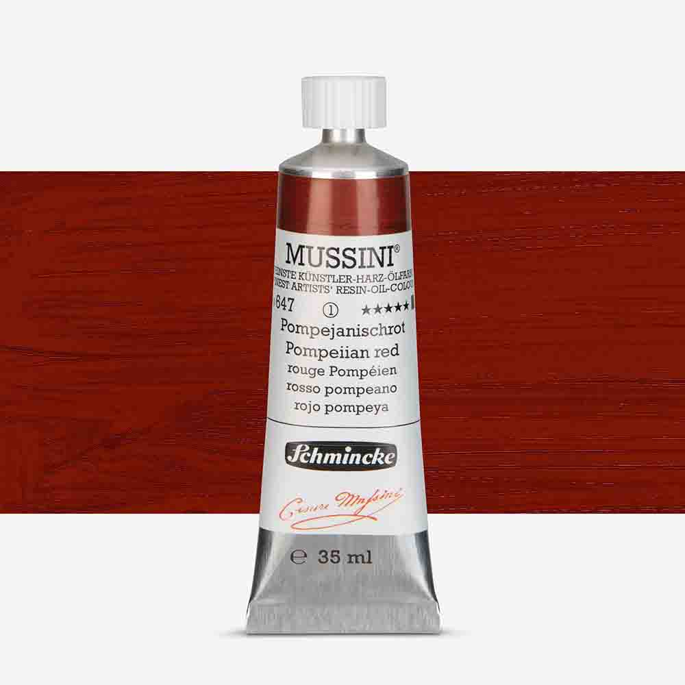 SCHMINCKE  MUSSINI 35ML OIL COLOUR  pompeiian red
