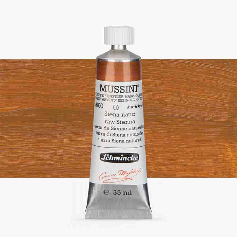 SCHMINCKE  MUSSINI 35ML OIL COLOUR  raw sienna