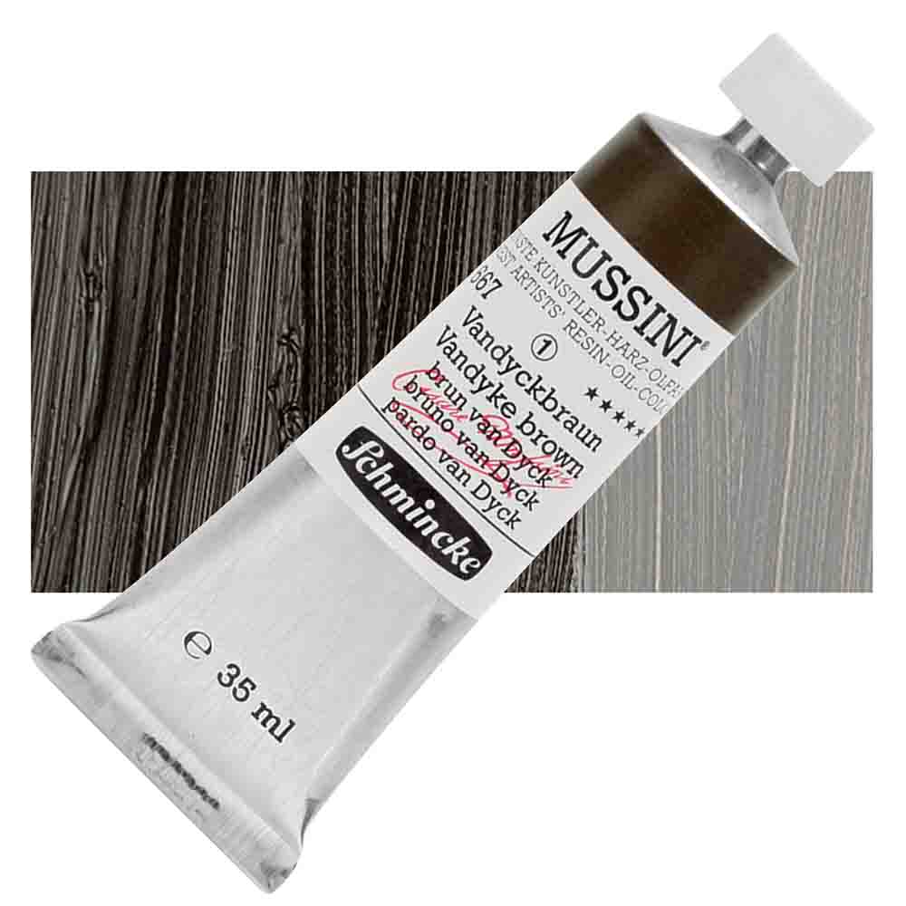 SCHMINCKE  MUSSINI 35ML OIL COLOUR  vandyke brown