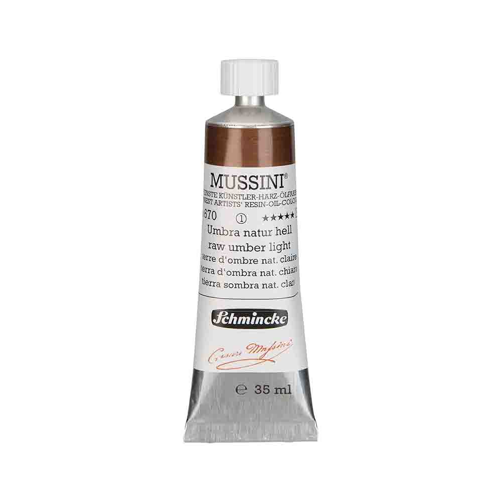 SCHMINCKE  MUSSINI 35ML OIL COLOUR  raw umber light