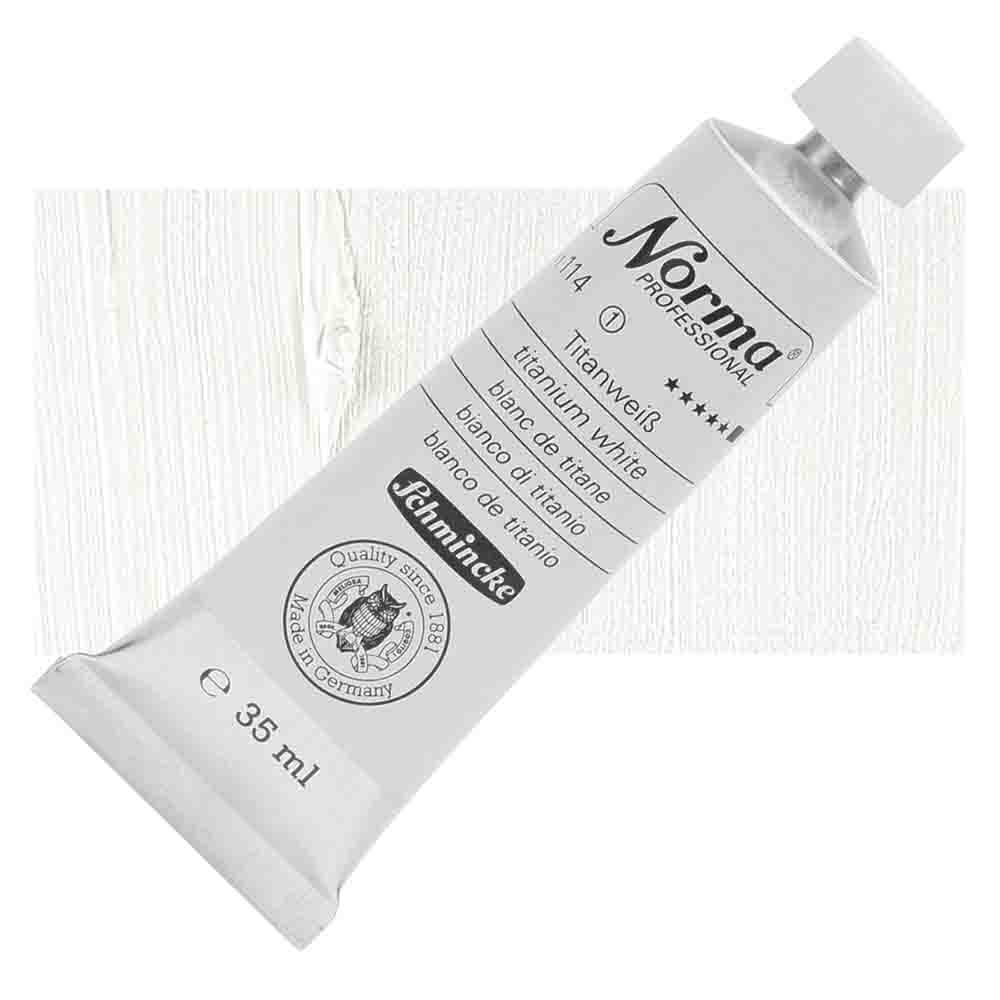SCHMINCKE  Norma Proffessional OIL COLOUR 35ML titanium white