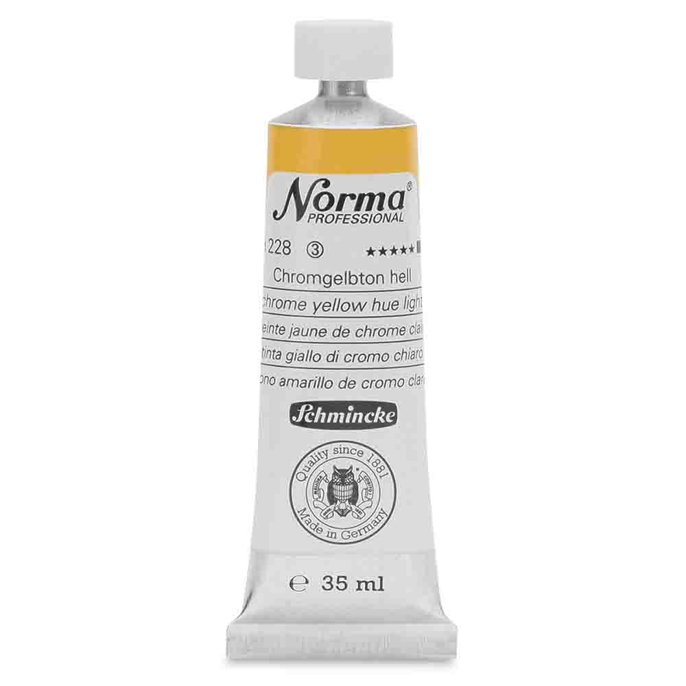 SCHMINCKE  Norma Proffessional OIL COLOUR 35ML chrome yellow hue light
