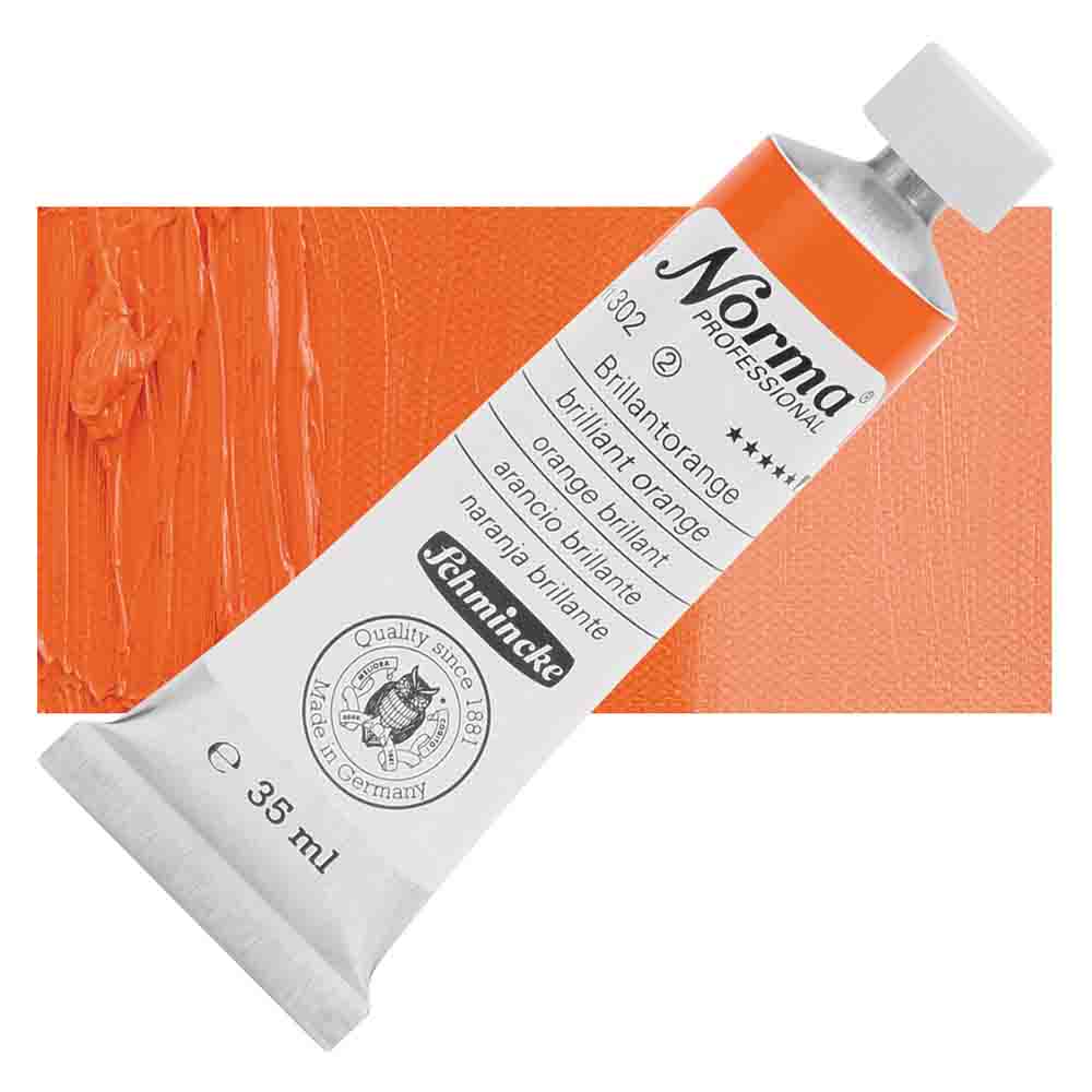 SCHMINCKE  Norma Proffessional OIL COLOUR 35ML brilliant orange