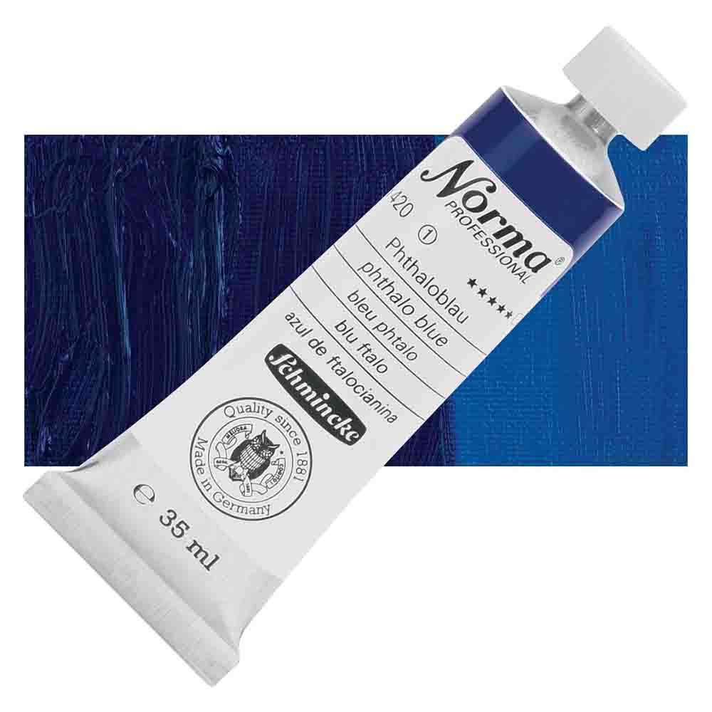 SCHMINCKE  Norma Proffessional OIL COLOUR 35ML phthalo blue