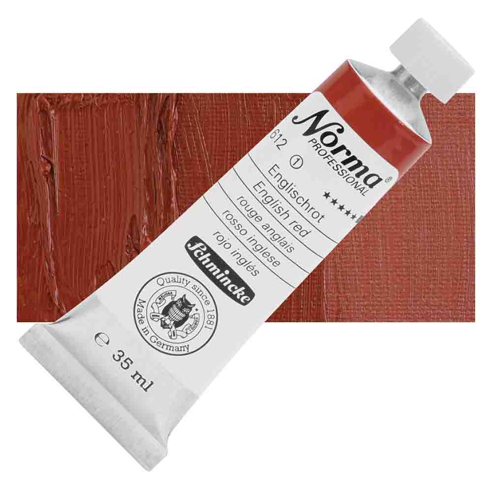 SCHMINCKE  Norma Proffessional OIL COLOUR 35ML english red