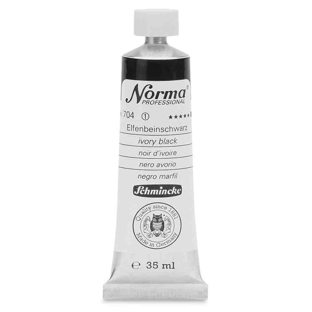 SCHMINCKE  Norma Proffessional OIL COLOUR 35ML ivory black