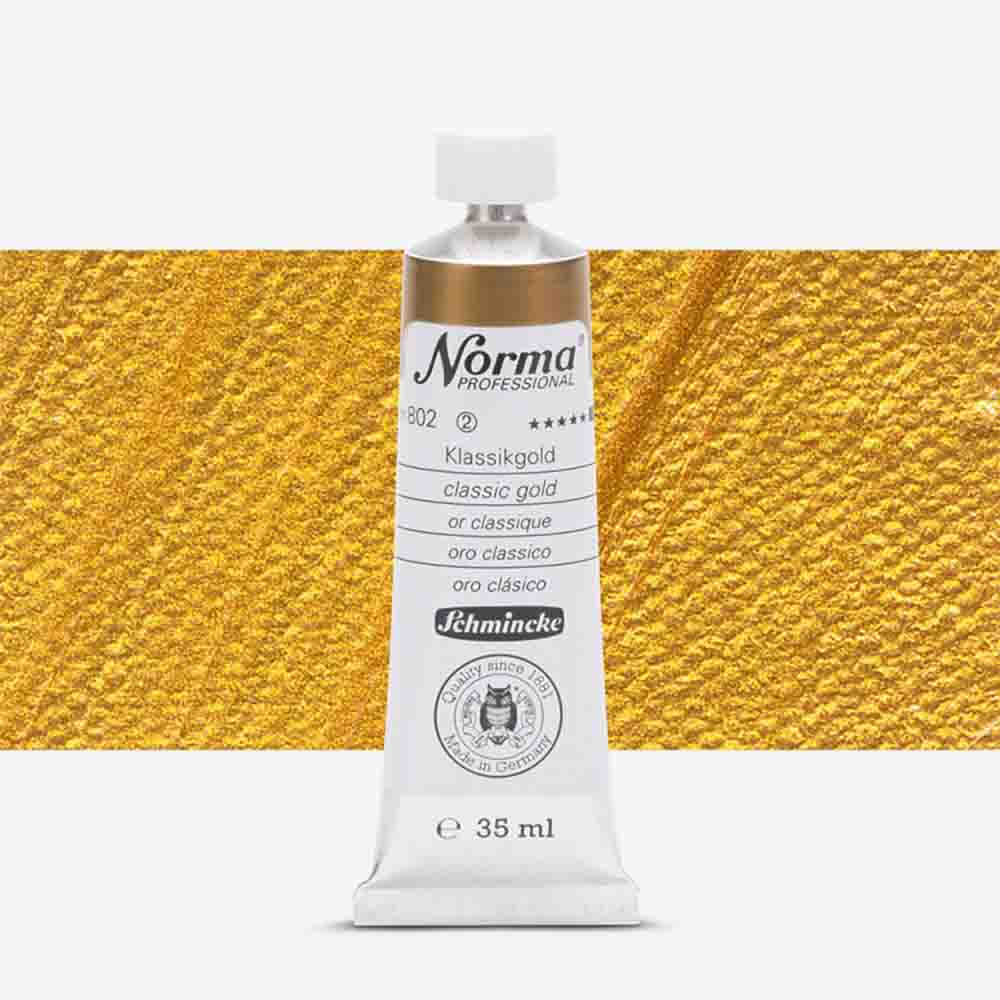 SCHMINCKE  Norma Proffessional OIL COLOUR 35ML classic gold