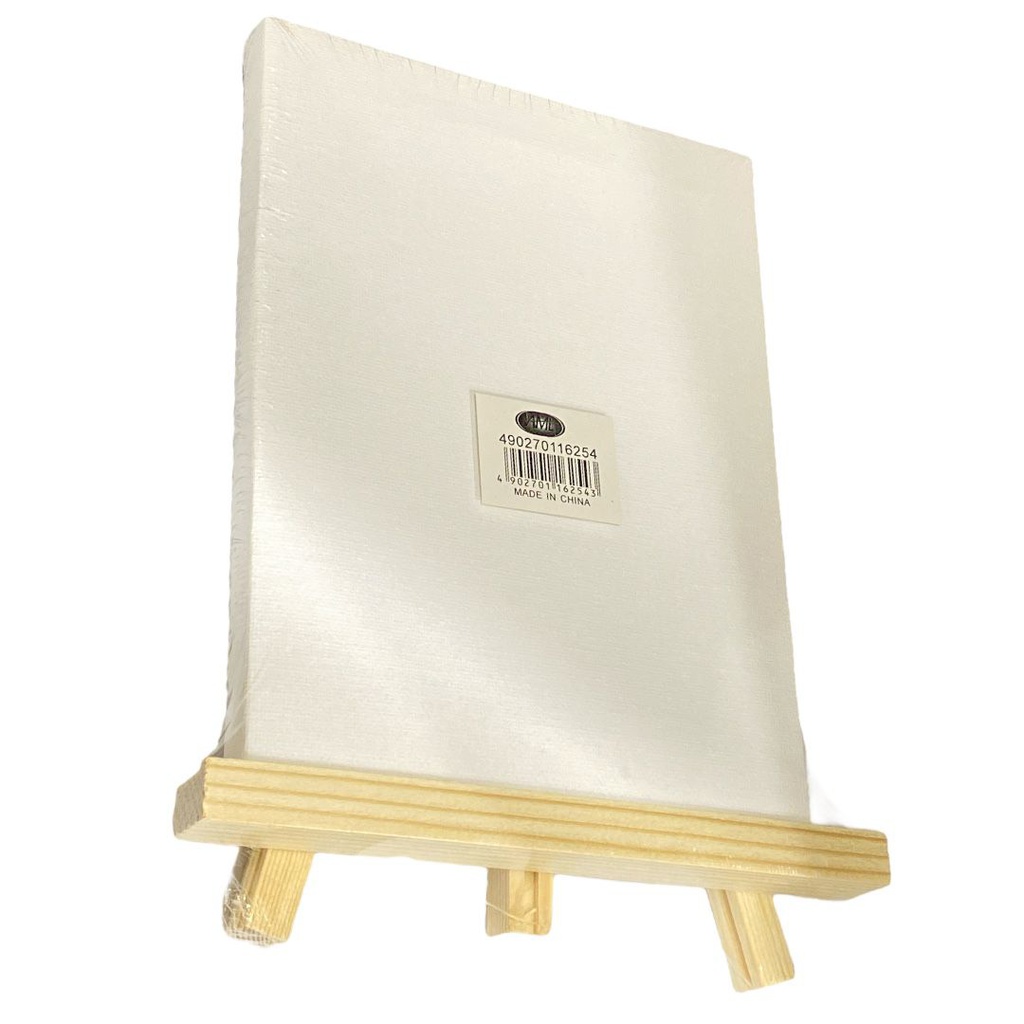 حامل رسم خشب مع كانفس طولي 15*20 سم