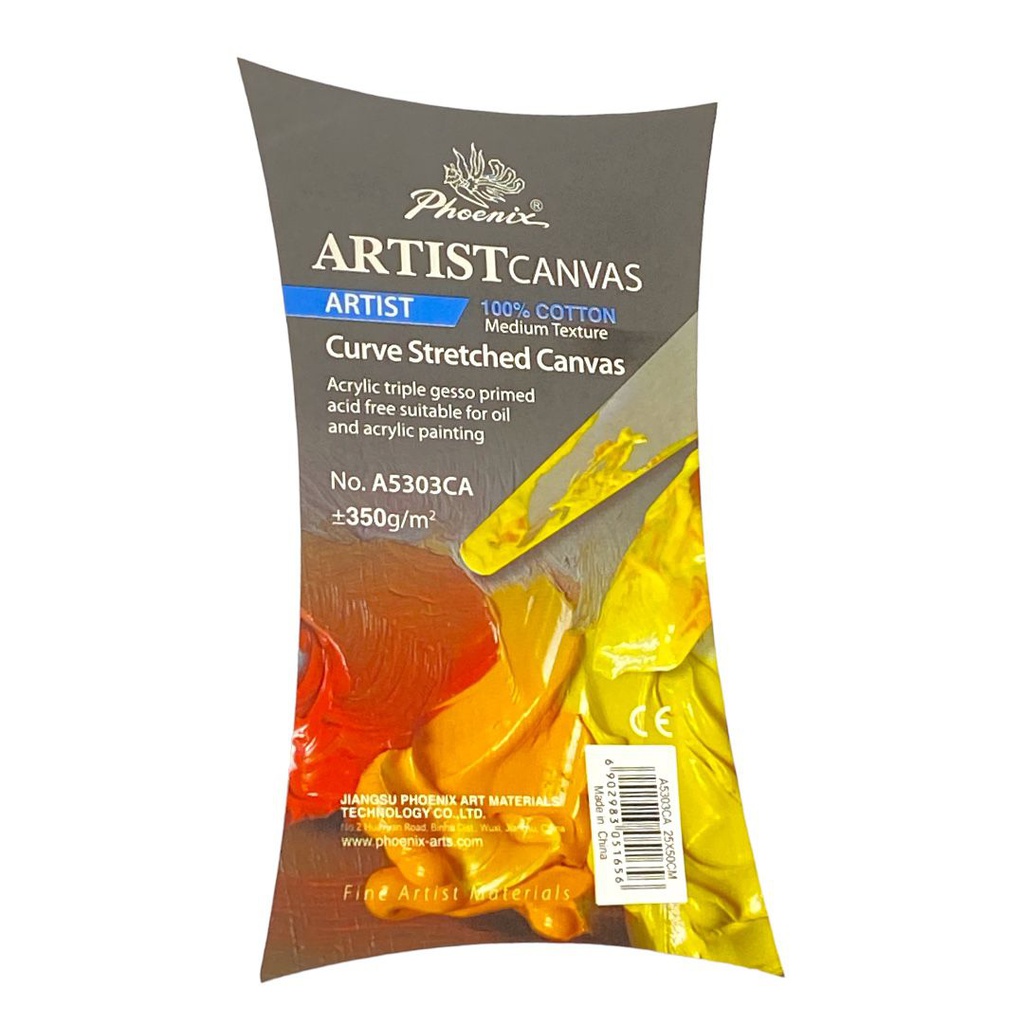 PHOENIX Curve Stretched Canvas 25X50CM