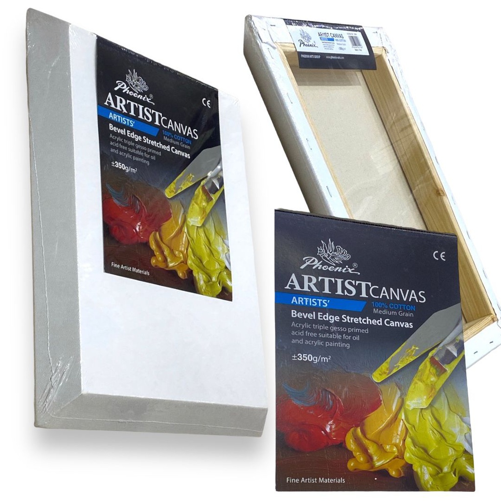 لوحة رسم كانفس حافة جانب مشطوفة من فونيكس 350 جرام 100% قطن مقاس 60*90 سم