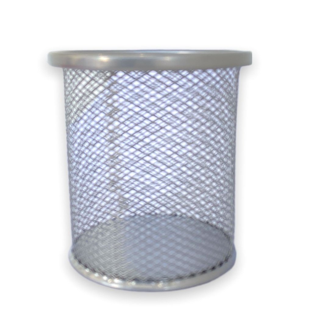 Mesh Pen Holder Silver A5693-2