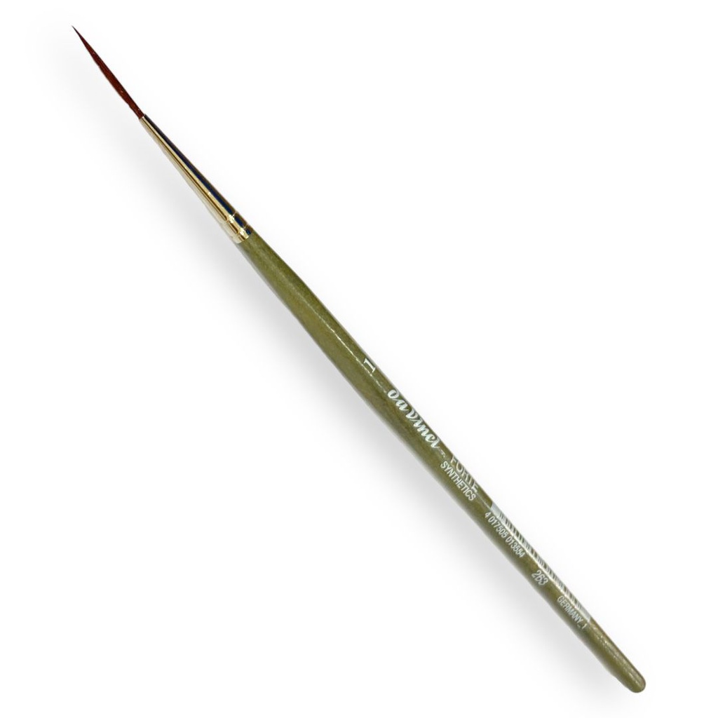 da Vinci-FORTE LETTERING BRUSH redbrown synthetic fibre