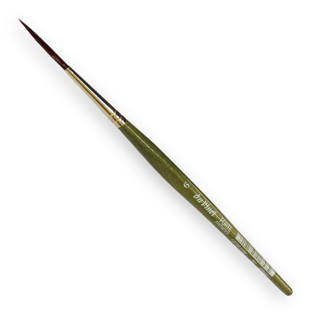 da Vinci-FORTE LETTERING BRUSH redbrown synthetic fibre