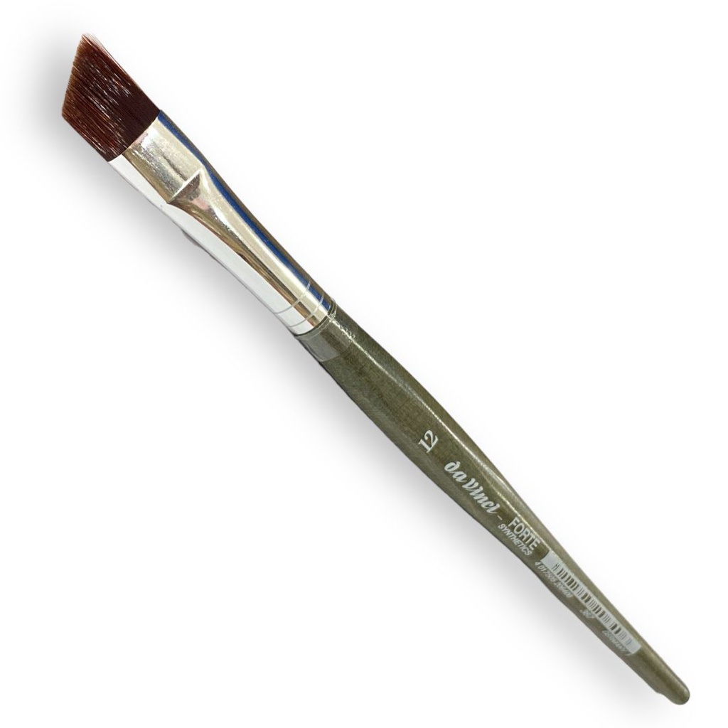 da Vinci FORTE slanted shape red-brown synthetics