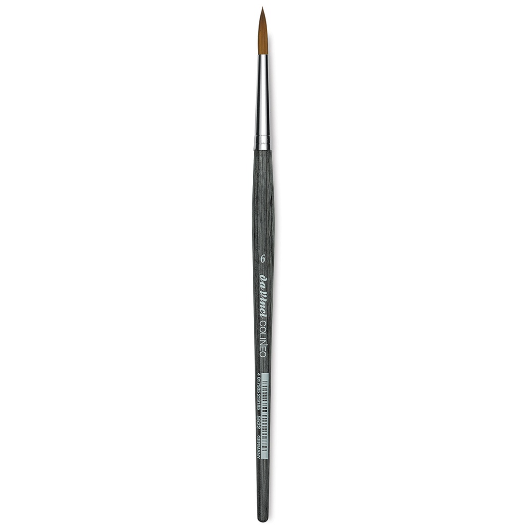 Da Vinci Colineo Synthetic Kolinsky Sable Brush - Round, Size 6 Short Handle
