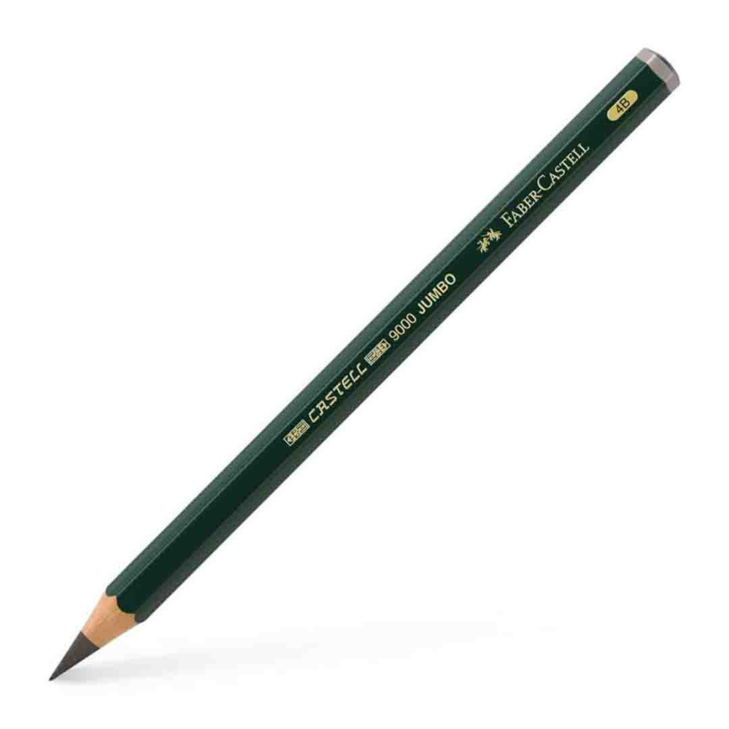 FABER-CASTEL Graphite pencil Castell 9000 Jumbo 4B bx/6