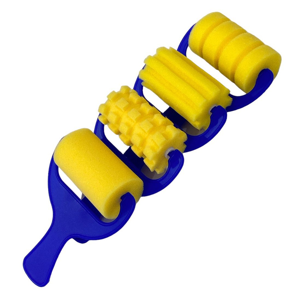اسفنجة طباعة 4 حبة مختلفة الاشكال