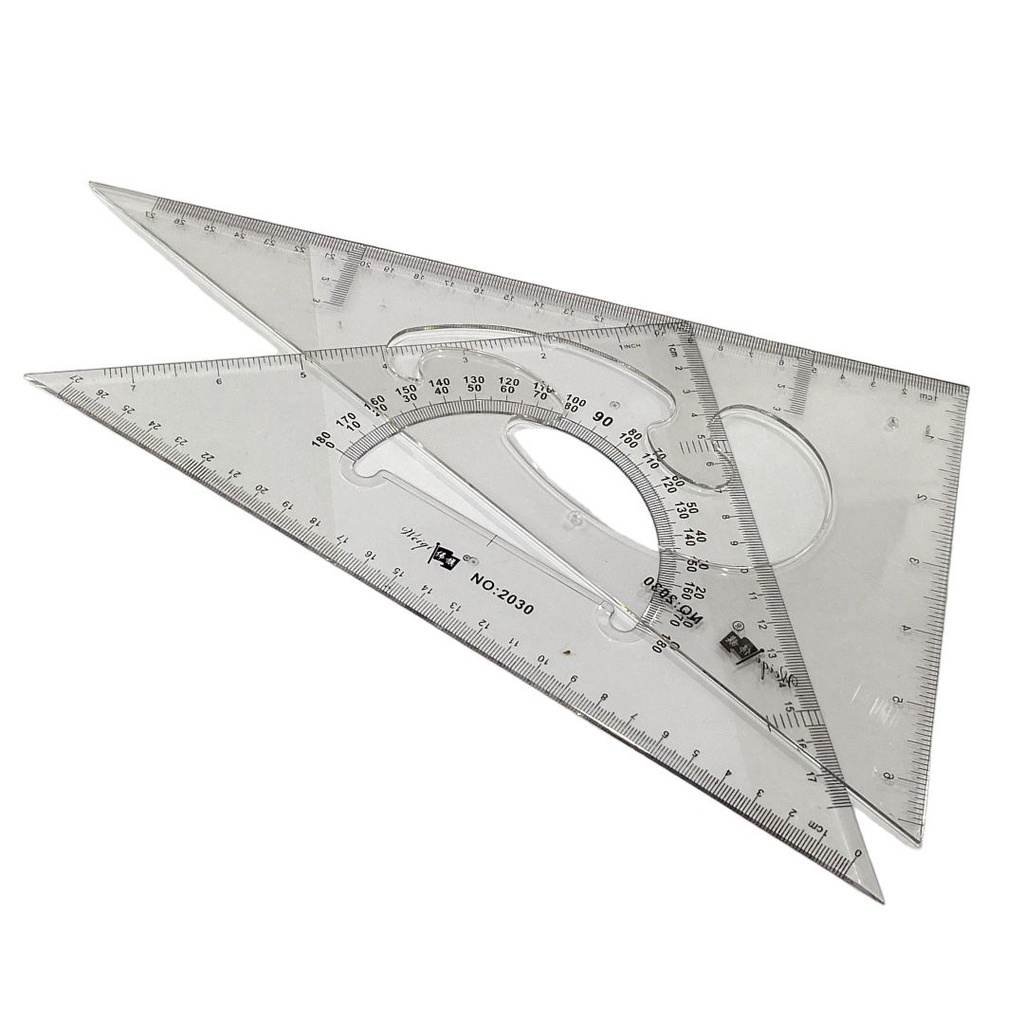 مثلث هندسي مقاس 30سم