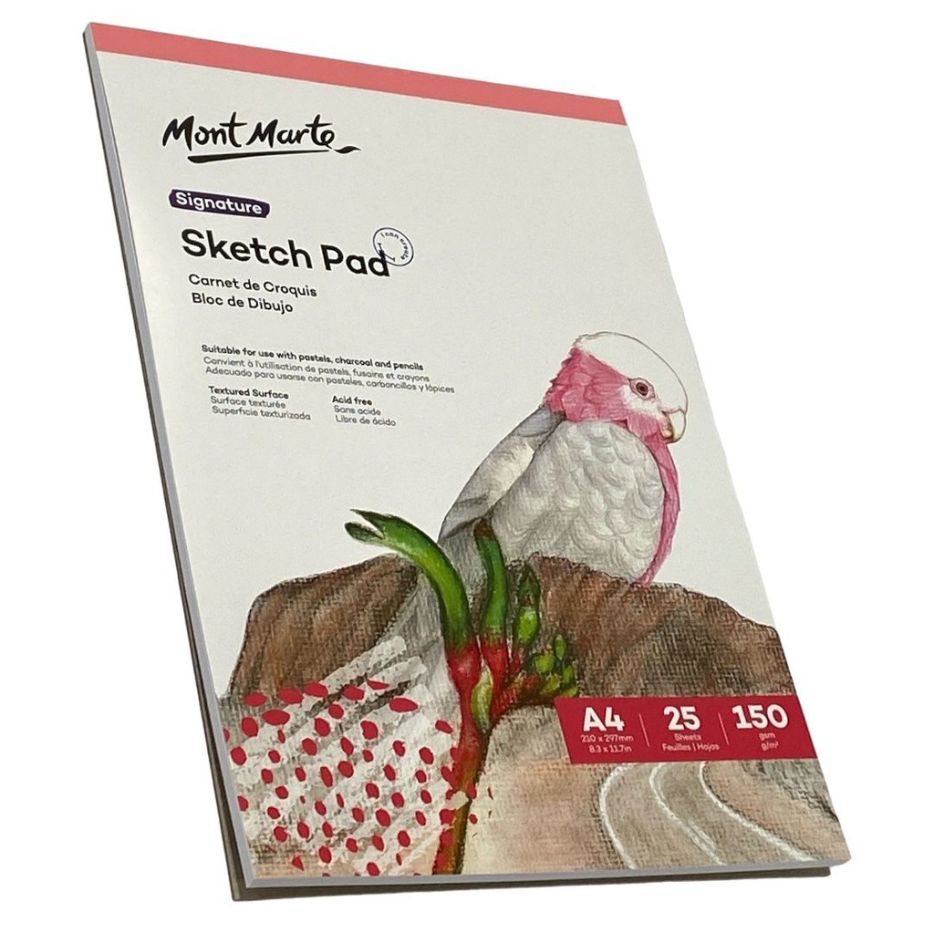 Mont Marte Sketch Pad 150gsm 25 sheet A4