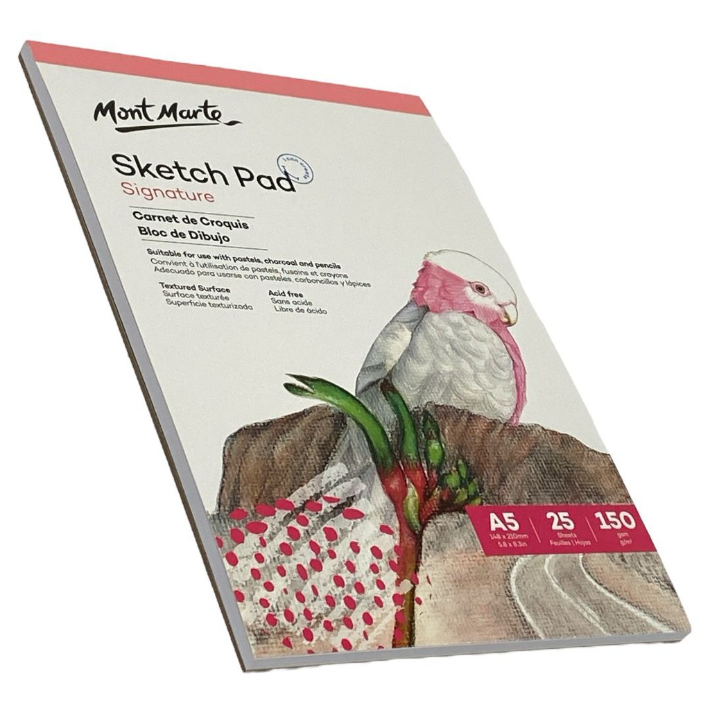 Mont Marte Sketch Pad 150gsm 25 sheet A5