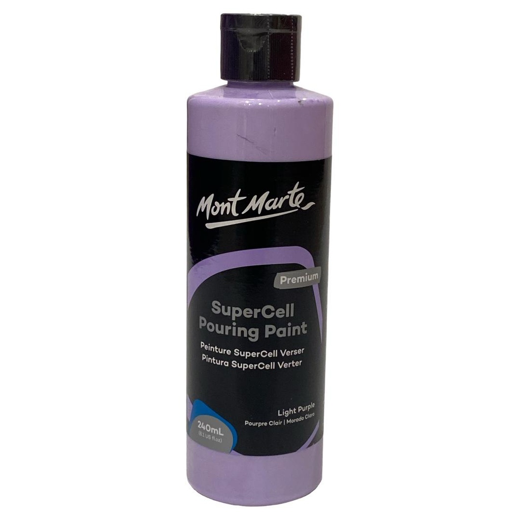 MONT-MARTE SuperCell Pouring Paint 240ml - Light Purple