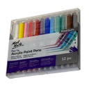 Mont Marte Flexi Tip Acrylic Paint Pens 12pc