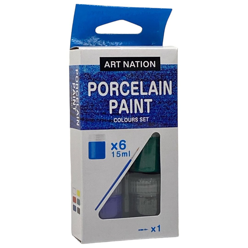 الوان سرميك سائل 6حبه