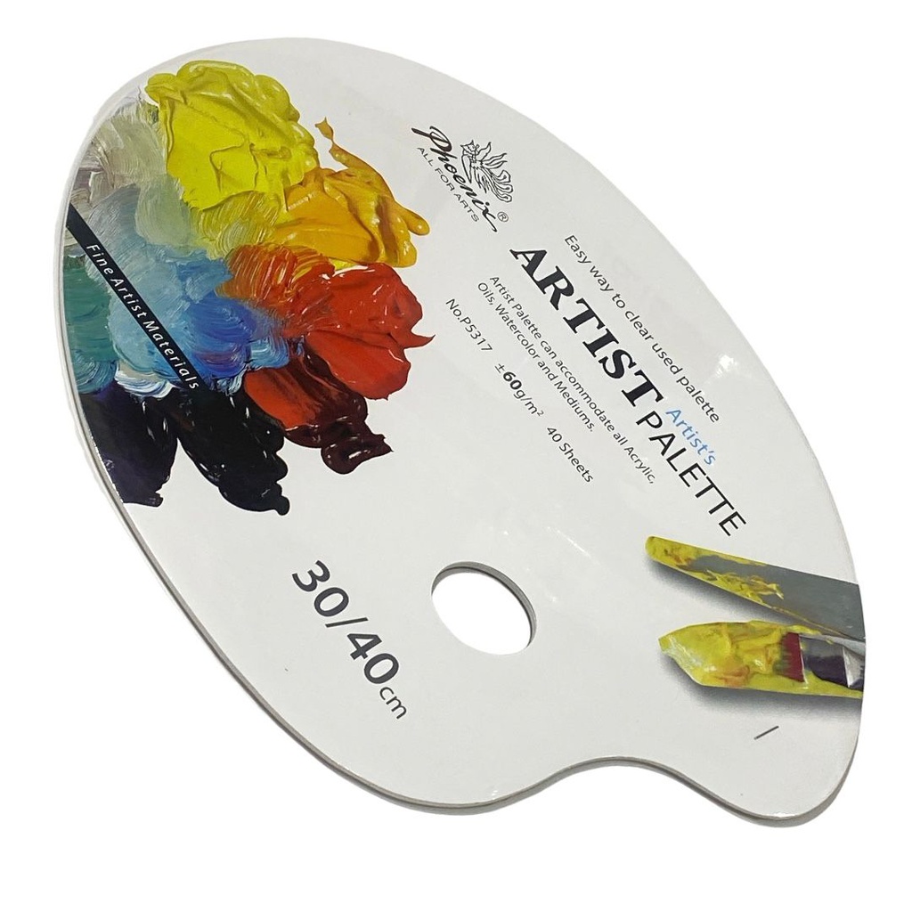 DISPOSABLE PALETTE 60GSM 40 SHEETS 30X40