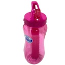 زمزمية كول جير بلاستك شفاف 650 مل زهري