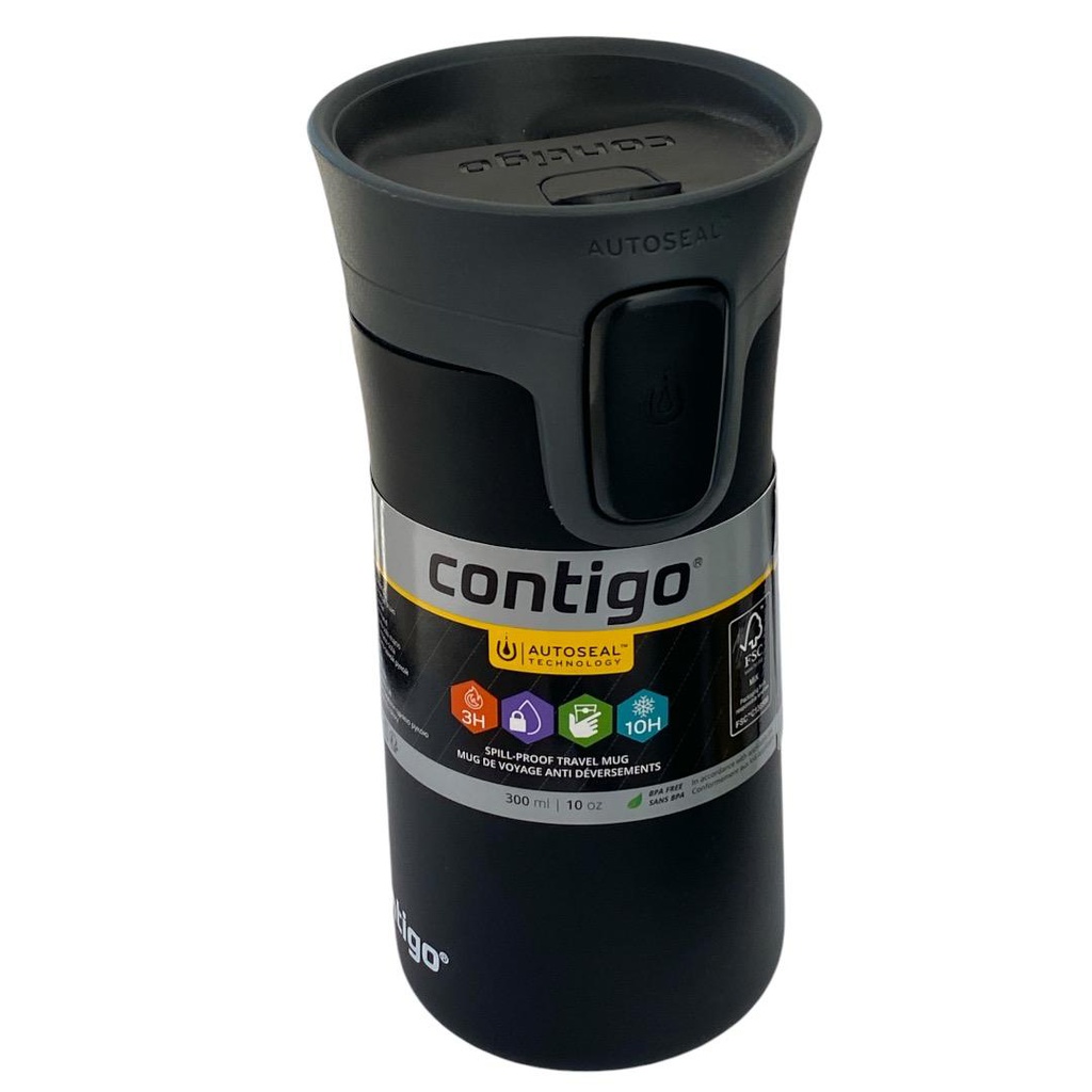 كونتيجو كوب ستانلس 300 مل اسود لامع Contigo