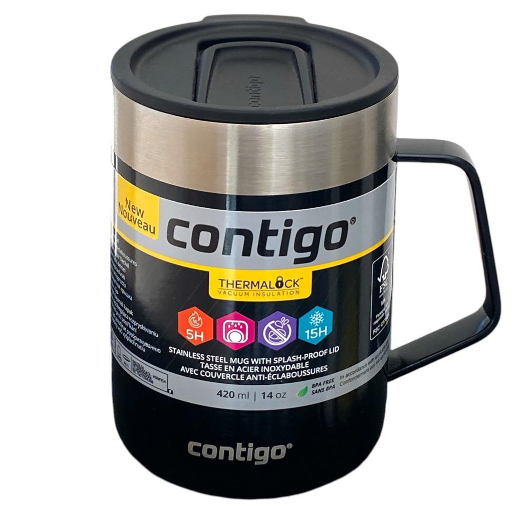 كونتيجو كوب ستانلس 420 مل اسود Contigo