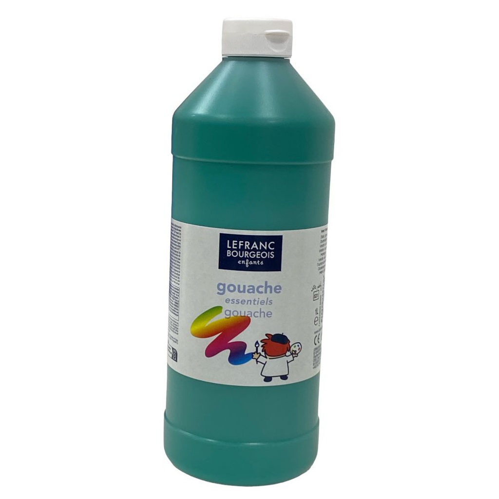 Lefranc &amp; Bourgeois education gouache liquide 1 liter bottle DARK GREEN