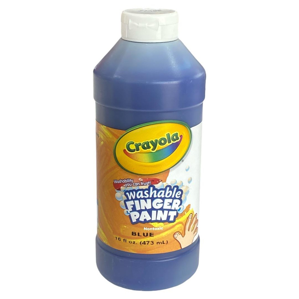 CRAYOLA WASHABLE FINGER PAINT BLUE