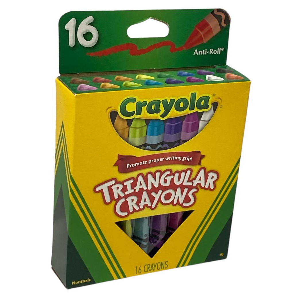 الوان شمعية مثلثة 16 لون من كرايولا