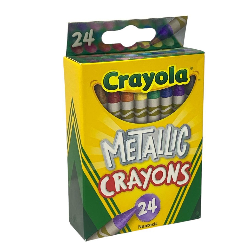 الوان شمعية لماع 24 لون من كرايولا