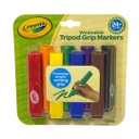 اقلام ماركر قابلة للغسل ثلاثية القوائم 8 لون كرايولا