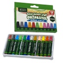 الوان باستيل زيتية سداسية الشكل قابلة للغسل 12 لون روكو ROCO