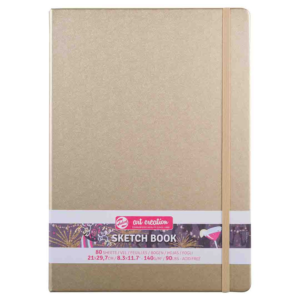 TALENS ART CREATION BK.W.GLD.21X30 140G FSCMX