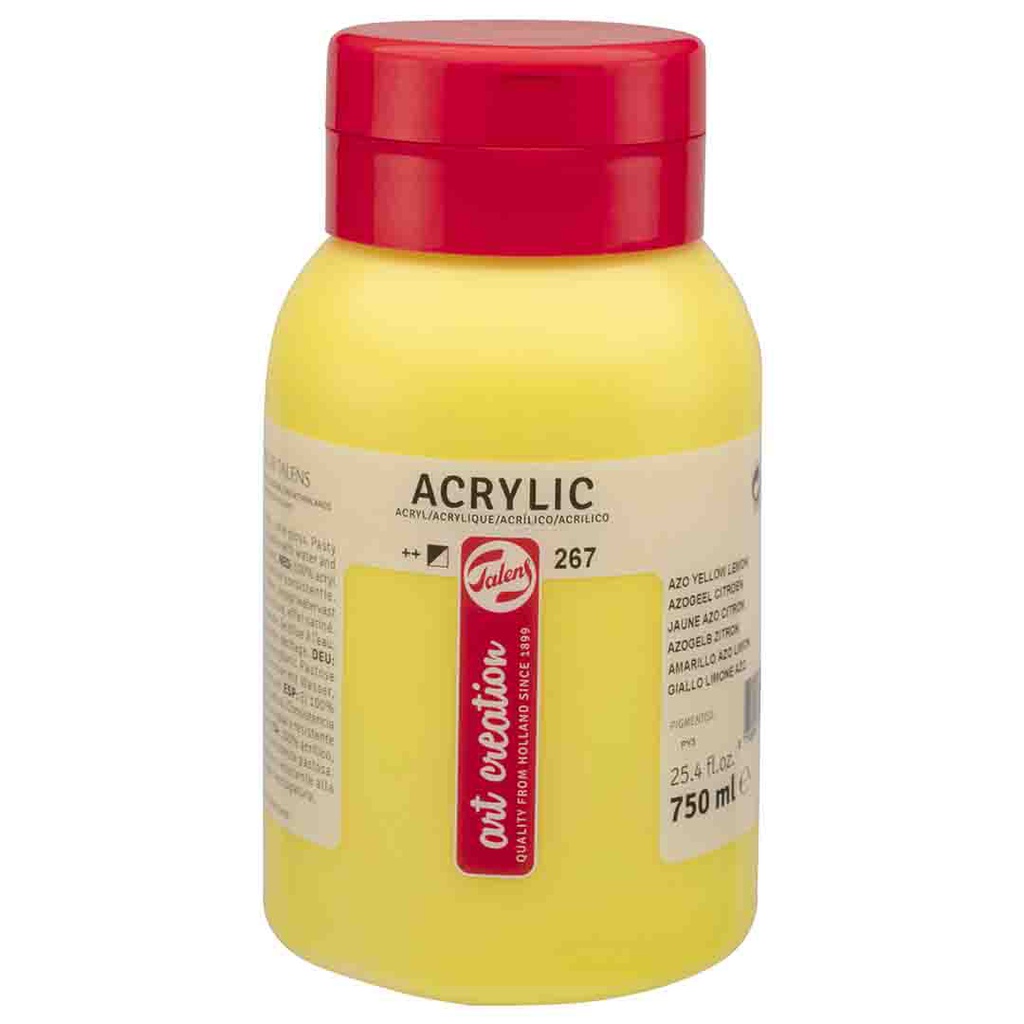 Art Creation acrylic color 750ML AZO YLW LEMON