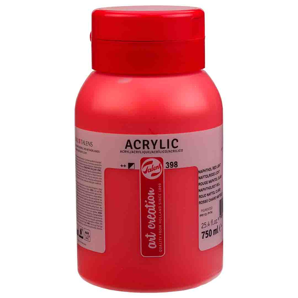 Art Creation acrylic color 750ML NAPH.RED LT
