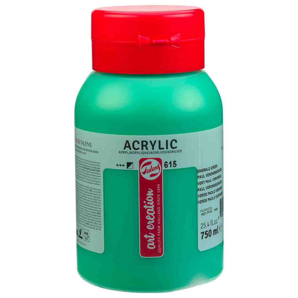 Art Creation acrylic color 750ML EMERALD GREEN