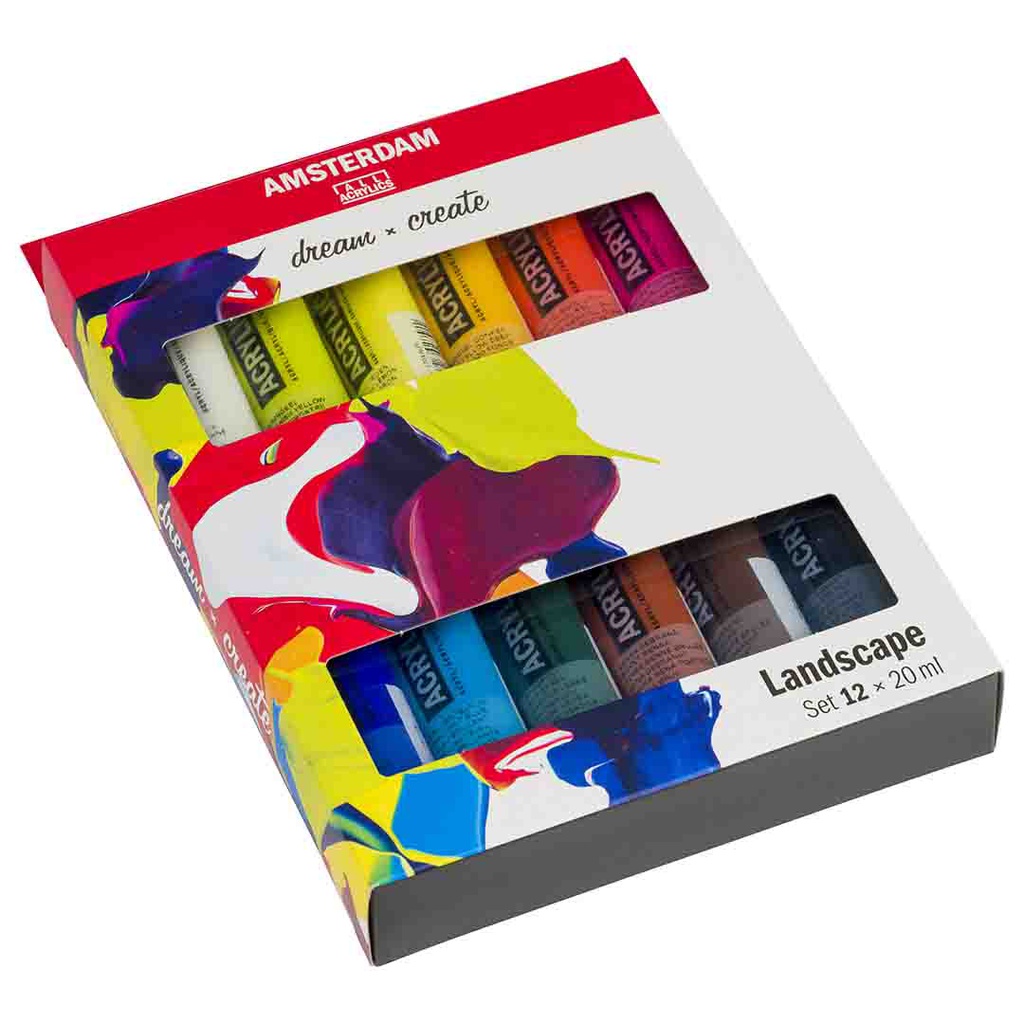 Amsterdam Acrylic color SET 12X20ML LANDSCAPE