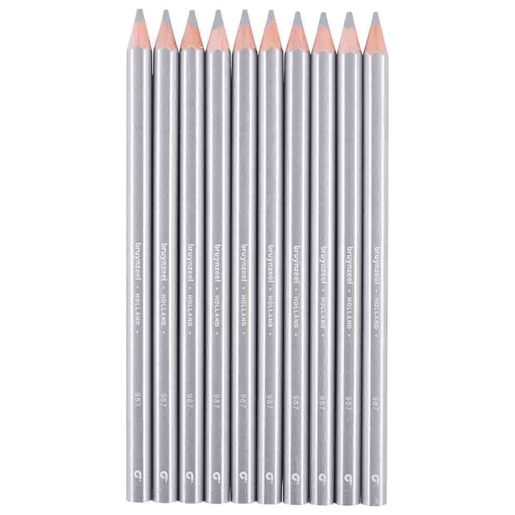 Bruynzeel  MEGA PENCIL METALL.SILVER