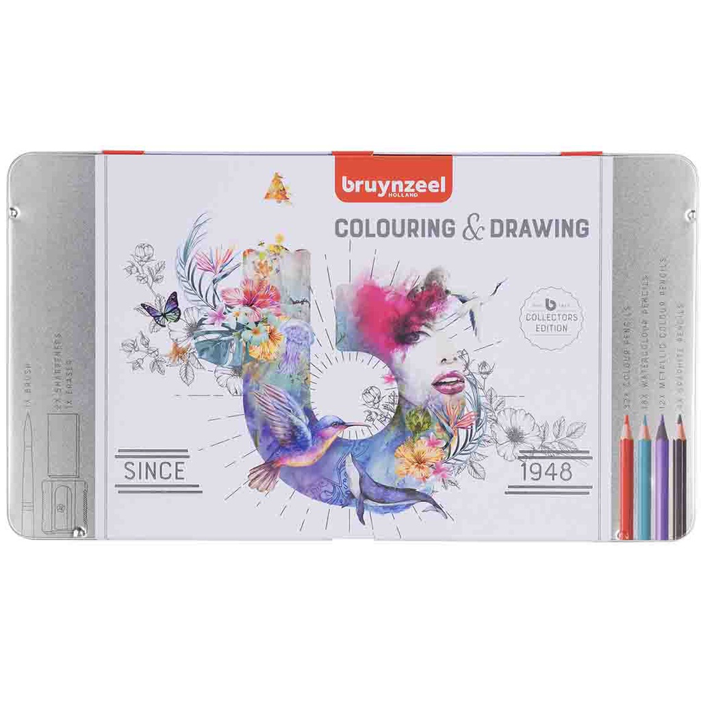 Bruynzeel COLOUR DRAWING SET 70 PCS