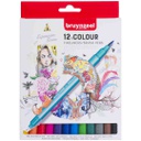 Bruynzeel FINELINER BRUSHPEN SET 12