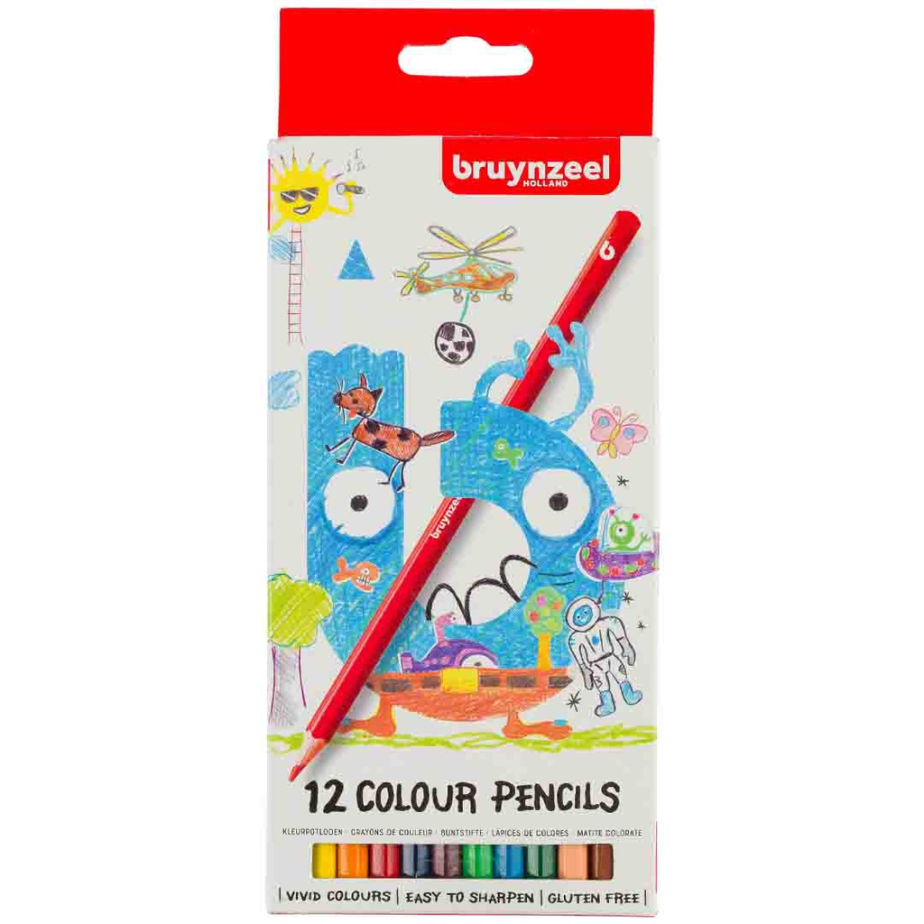 Bruynzeel Colour Pencil CARDBOARD SET 12